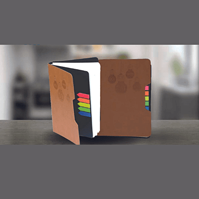 Note Book with Sticky Notes