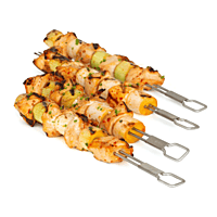 Broil King BBQ SKEWERS DUAL PRONG 12" 4PCS SS