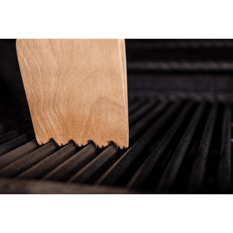 Broil King Grill Brush - Scraper - Wood