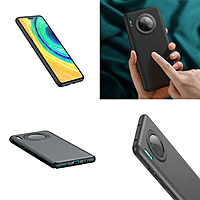 Baseus Alloy Leather Pattern Protective Case for Huawei Mate 30 - Black