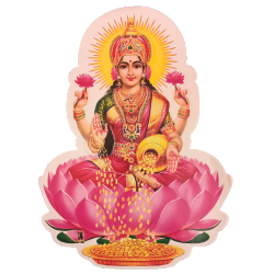 Goddess Lakshmi Devi Photo Sticker