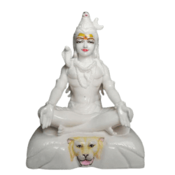 Lord Shiva Meditate stage Marble idol