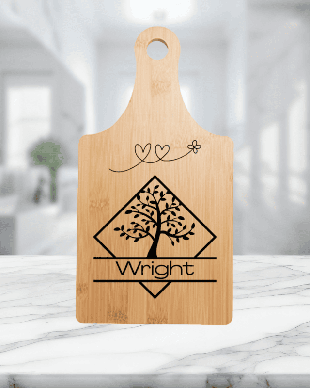 Personalized Wine Cutting Board