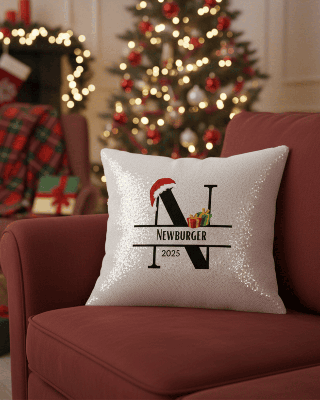 Christmas Personalized Flip Sequins Pillow