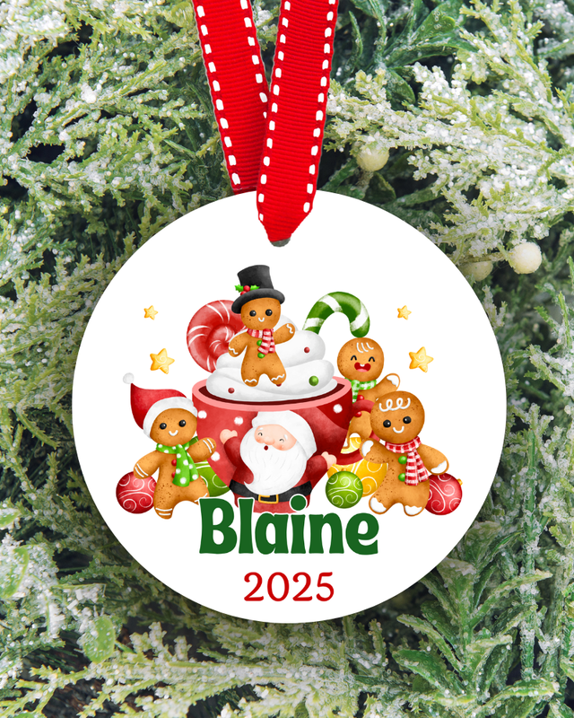 Personalized First Christmas Ornament 2025