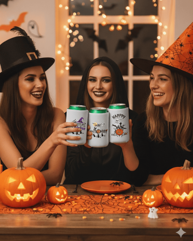 Halloween Can Insulators