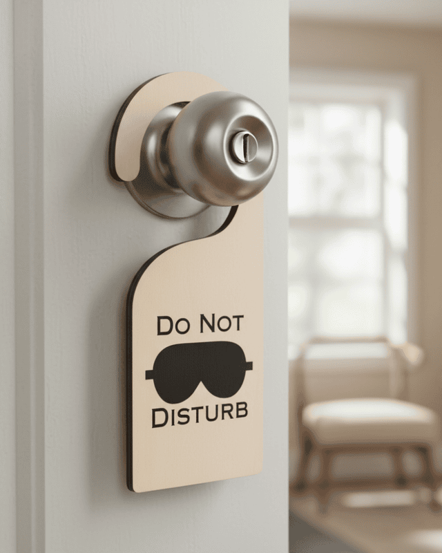 Do Not Disturb Door Hanger