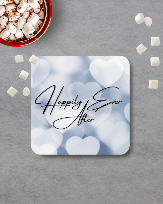 Newlywed Coasters, Set of 4