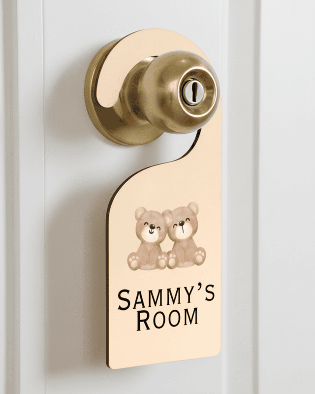 Personalized Bedroom Door Hanger