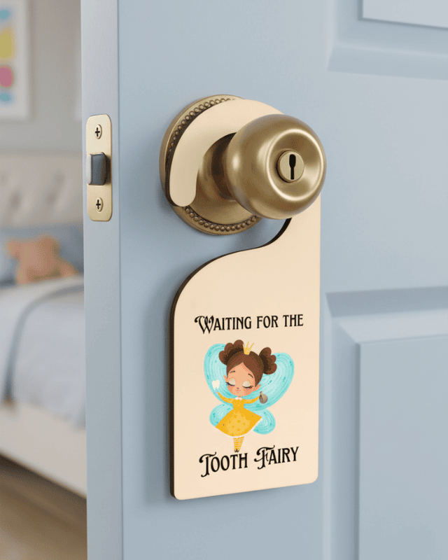 Waiting for the Tooth Fairy Door Hanger