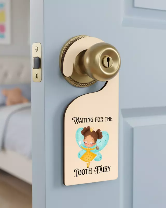 Waiting for the Tooth Fairy Door Hanger