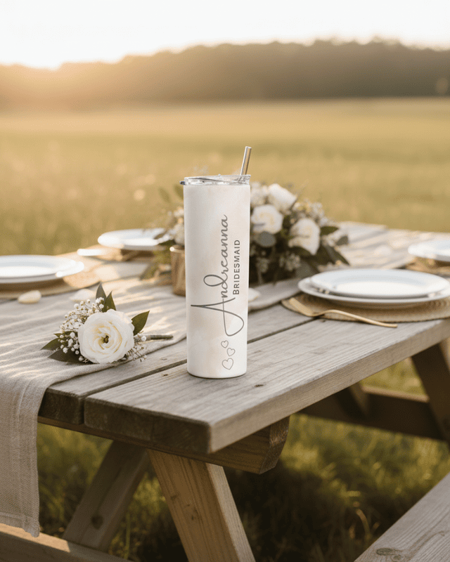 Personalized Wedding Party Tumbler