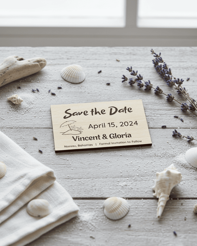 Destination Save the Date Cards, Set of 16