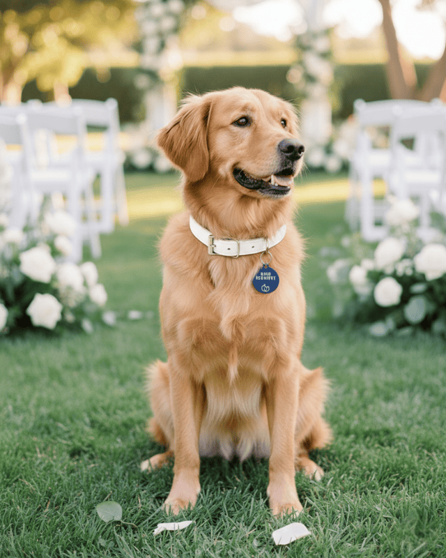 Wedding Party Pet Tags