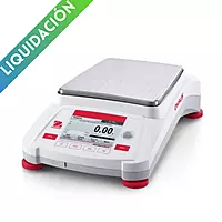 Balanza de precisión Adventurer. Capacidad de 620 g y precisión de 0.01 g. Calibración interna AutoCal. Marca Ohaus. Modelo AX622