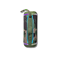 Portable Bluetooth Speaker - Camouflage Design with LED Lights, Deep Bass & Waterproof