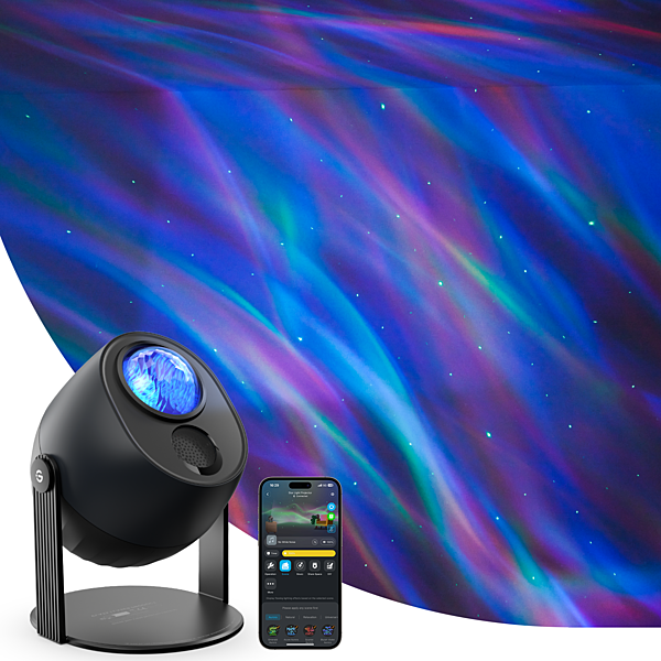 Govee Star Light Projector with Aurora Effects - Matter, Google Home with White Noise