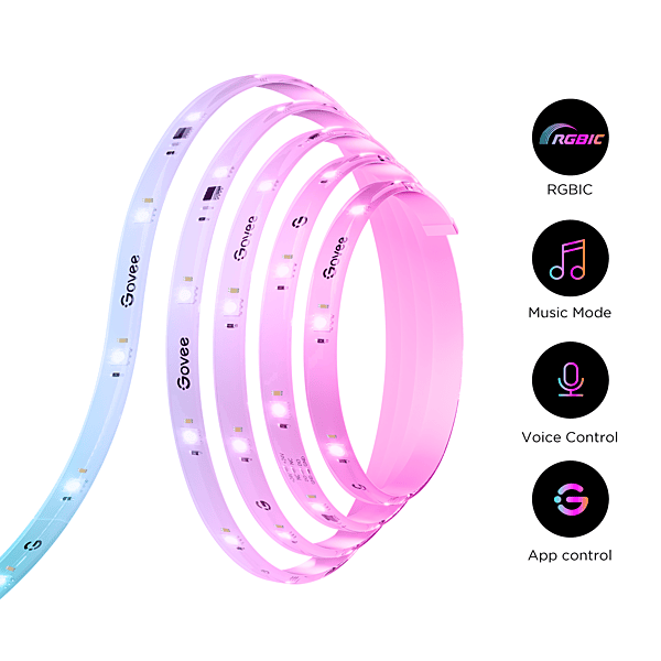 Govee RGBIC Strip Light S - With Protective Coating (3M)