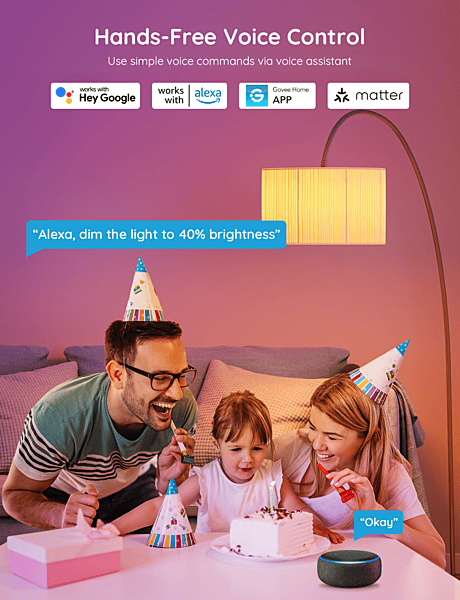 Govee RGBWW Smart LED Bulb (1 Pack) E27