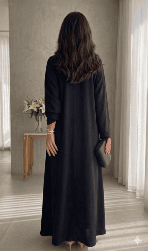 Black Knot Abaya