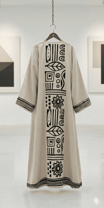 Printed Abaya