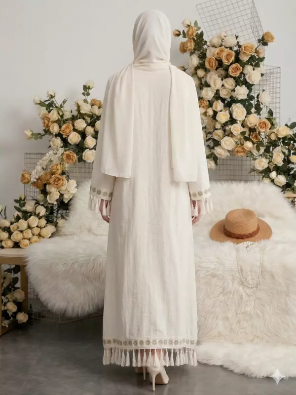 Simple Tussle Abaya