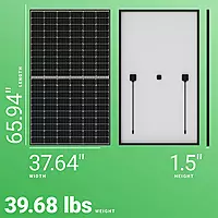 13x REC 320W Mono Solar Panels (REC320TP2M) High Efficiency and Durable