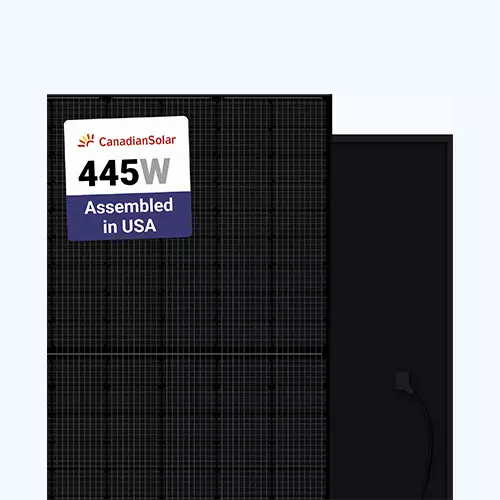 Canadian Solar Panel | 455W Black Monofacial Panel – 108 Half-Cells | Pallet of 30 | CS6.1-54TM-455H