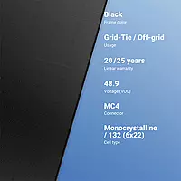 REC Solar Panel 405Watt AA BLACK Monocrystalline Solar Panel Most Trusted Brand