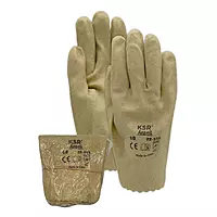 Ansell KSR 22515 Vinyl Coated Interlock Knit Lined General Use Gloves (Bifolded and Shrink-Wrapped for Vending Use)