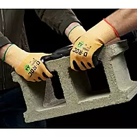 Magid D-ROC® 13-gauge TriTek Palm® Coated Glove - Cut Level A4 (Shrink-Wrapped for Vending Use)