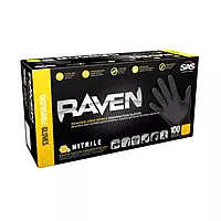 SAS Safety Raven 7 Mil Powder-Free Nitrile Examination Gloves