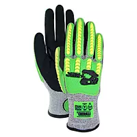Magid® T-REX® Lightweight NitriX® Grip Technology Palm Coated Impact Glove — ANSI Cut Level A5