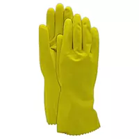 Magid ComfortFlex 620 18 Mil Flock-Lined Latex Gloves w/Pinked Cuff (Bifold and Shrink-Wrapped for Vending Purposes)
