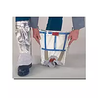 Steel Grip Aluminized Rayon/Leather Spat/ Legging