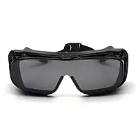 Pyramex Cappture Plus S9920STMRG Gray H2MAX Goggles With Anti-Fog Lens and Rubber Gasket