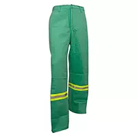 Magid 1531RFH Green Relaxed Fit Fire Resistant Pants With Concealed Snap Closure