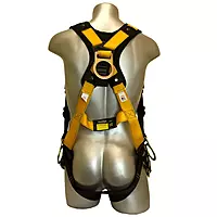 Guardian Series 3 Full-Body Harness With Quick Connect Chest, Tongue Buckle Legs, and Back/Side D-Rings