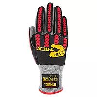 Magid T-REX TRX442 Flex Series® Lean Lightweight Polyurethane Palm Coated Impact Glove - Cut Level A4
