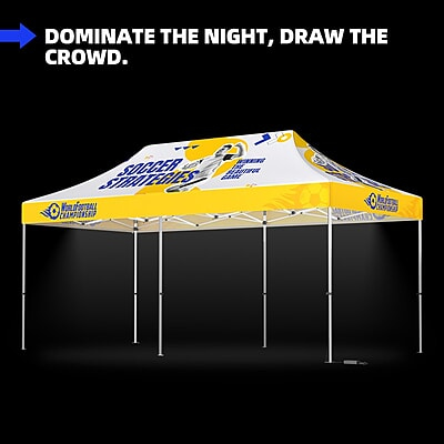 10'x20' Lighted Custom Canopy Tent 10'x20' Lighted Custom Canopy Tent