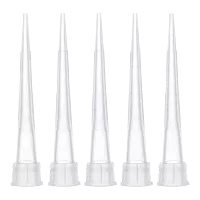 10μl Universal Pipette Tips,  PP,  Bulk,  Non-Sterile,  DNase & RNase free,  Clear,  1000 Pieces/Bag,  2 Bags/Pack,  5 Packs/Case