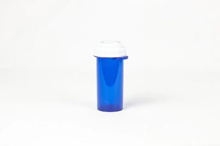 20 Dram Blue Thumb Tab Reversible Cap - 150 Count