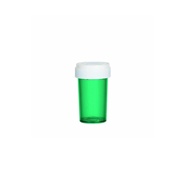 20 Dram Reversible Cap Vials Green (240 Units/Box)