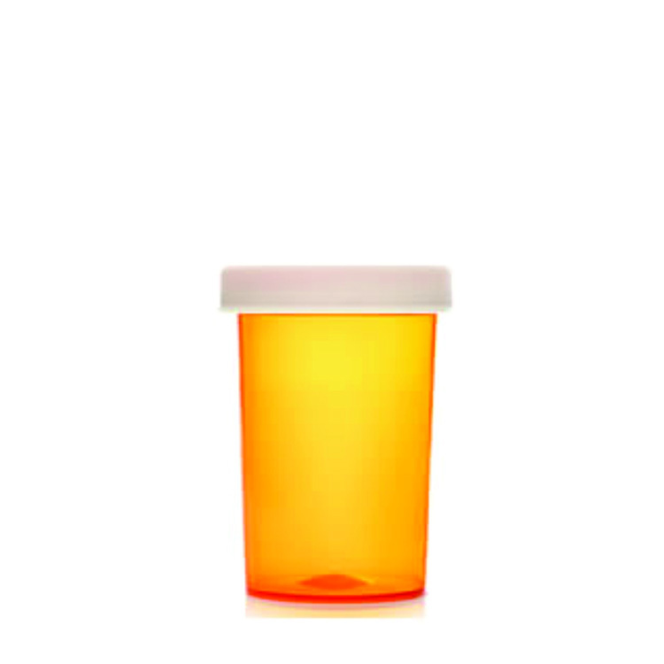 Push & Turn Child Resistant Bottles - Amber - 20 dram (360 units/Box)