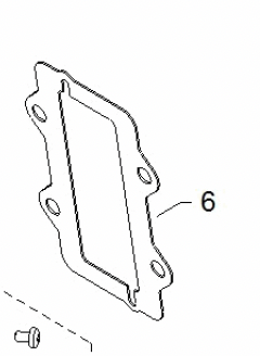 REED VALVE GASKET EK-HAT