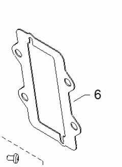 REED VALVE GASKET EK-HAT