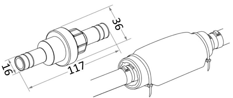 Fuel block device certified ISO 7840