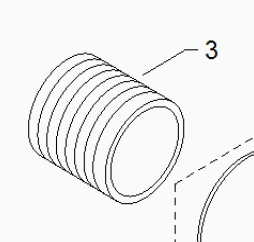 FLEXIBLE   45 L=65 EXHAUST EKJ/EKA
