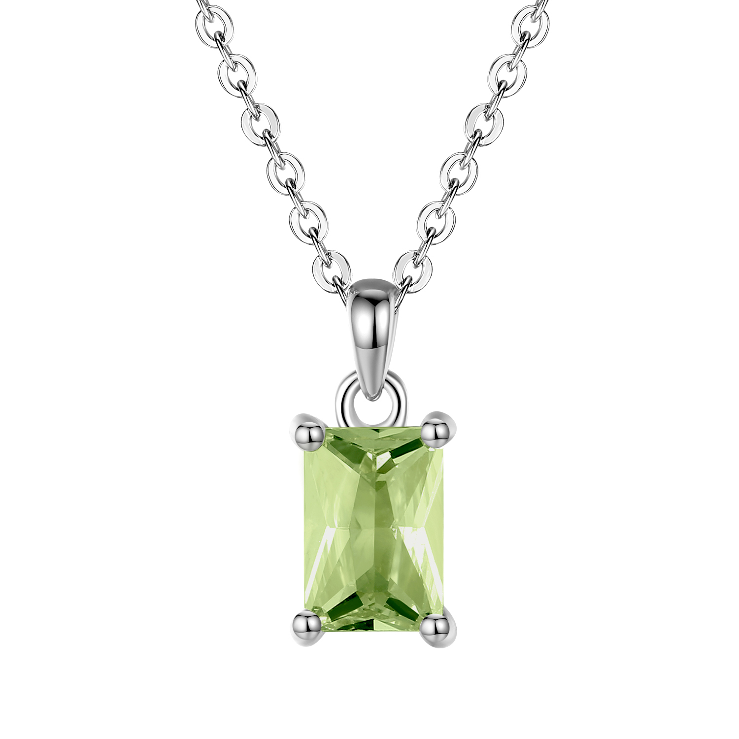 August Birthstone Necklace