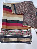 J354: Ready To Ship Beautiful Maheshwari Silk Saree With Stitched Blouse J354: Ready To Ship Beautiful Maheshwari Silk Saree With Stitched Blouse